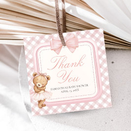 Etiquetas Para Lembrancinhas Bearly Wait Elegant Bear Baby Shower