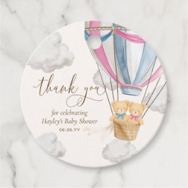 Etiquetas Para Lembrancinhas Bearly Wait Teddy Bear Thank You Twins Baby Shower