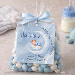 Etiquetas Para Lembrancinhas Bebê Chá Convidar Estrelas à Lua Aquarela