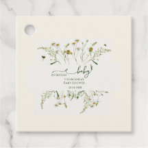 Bebê de Flor Selvagem Boho em Flor Chá de Bebê 