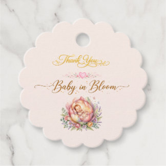Etiquetas Para Lembrancinhas bebê em flor