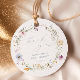 Etiquetas Para Lembrancinhas Bebê em Flor Chuva de Bebê Baby Shower Obrigada