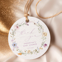 Etiquetas Para Lembrancinhas Bebê em Flor Chuvada de Bebê Baby Shower Obrigada