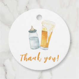 Etiquetas Para Lembrancinhas Bebê está criando cerveja de garrafa Obrigado