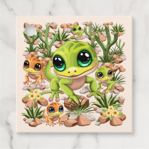 Etiquetas Para Lembrancinhas Bebê Geckos Personagens de desenho animados