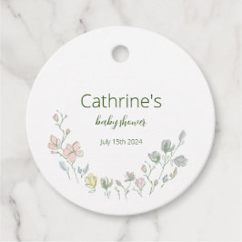 Etiquetas Para Lembrancinhas Bebê no Bloom Chá de fraldas Sexo Neutro