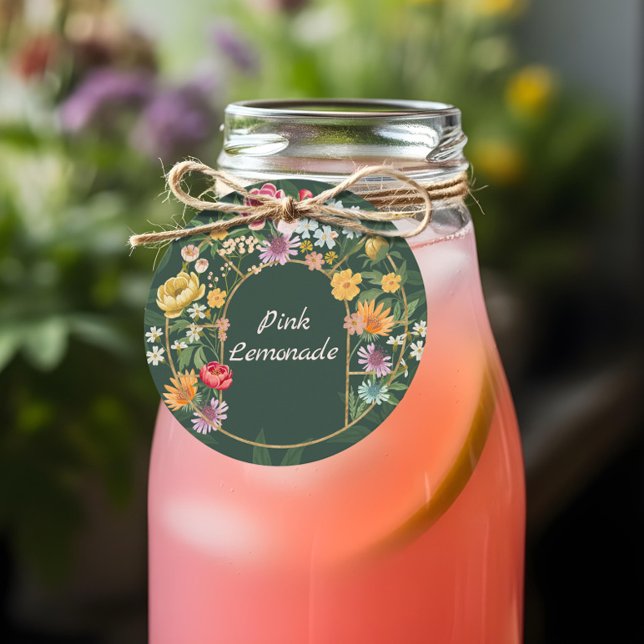 Etiquetas Para Lembrancinhas Bebê no Bloom Floral Garden Party Mimosa Bar Juice (Baby in Bloom Floral Garden Party Mimosa Bar Juice Favor Tags)