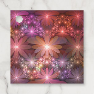 Etiquetas Para Lembrancinhas Bed Of Flowers Colorous Shiny Abstrato Art Persona