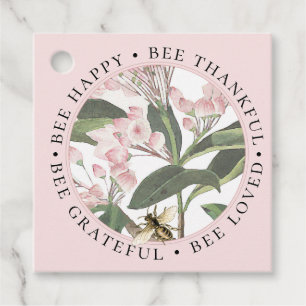 Etiquetas Para Lembrancinhas Bee Happy Bee - Tag Apiary Inspirational