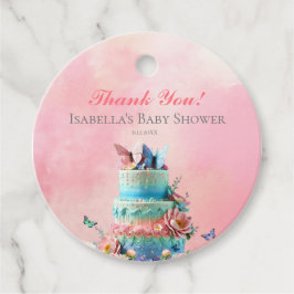 Etiquetas Para Lembrancinhas Belo Chá de fraldas das Borboletas Gêmeas