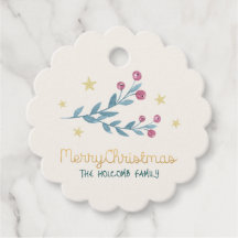 Berries Feriados e Estrelas Natal Dourado