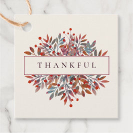 Etiquetas Para Lembrancinhas Berries & Folhas Botânicas Personalizáveis