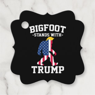 Etiquetas Para Lembrancinhas Bigfoot Com Eleições Trump 2024