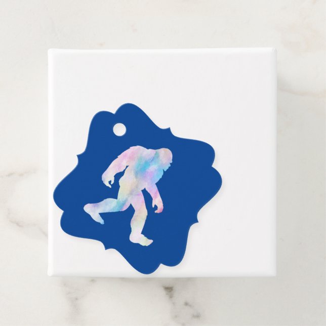 Etiquetas Para Lembrancinhas Bigfoot de Aquarela (In Situ)