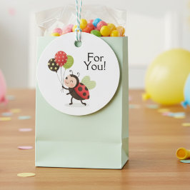 Etiquetas Para Lembrancinhas Birthday Ladybug Balloons Favor Tag