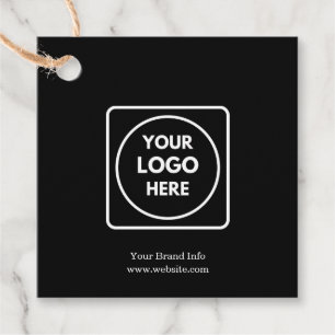 Etiquetas Para Lembrancinhas Black Favor Tags Design de Logotipo Corporativo