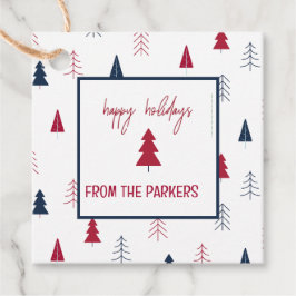 Etiquetas Para Lembrancinhas Blue Berry Holiday Gift/Favor Tags