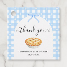 Etiquetas Para Lembrancinhas Blue Coquette Pie Baby Shower Thank You