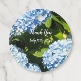 Etiquetas Para Lembrancinhas Blue Hydrangeas Obrigado