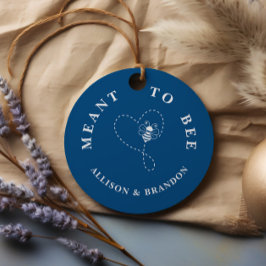 Etiquetas Para Lembrancinhas Blue Meant to Bee Honey Jar Wedding