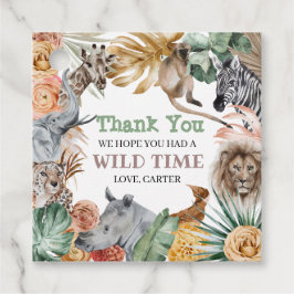 Etiquetas Para Lembrancinhas Boho Animal Safari