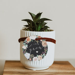 Etiquetas Para Lembrancinhas Boho Blooms deixa o amor crescer planta ou semente