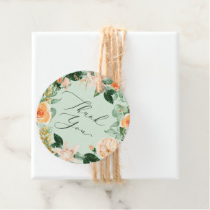 Etiquetas Para Lembrancinhas Boho Boho Sage Greenery Watercolor Obrigado