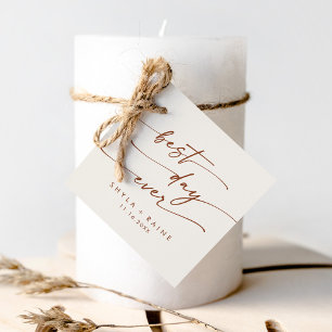 Etiquetas Para Lembrancinhas Boho Chic Bohemian Cream Melhor Dia Do Casamento