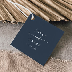 Etiquetas Para Lembrancinhas Boho Chic Marinho Azul Negra