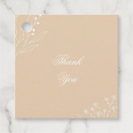 Etiquetas Para Lembrancinhas Boho Floral Boho Casado de Cantinho Branco Beige