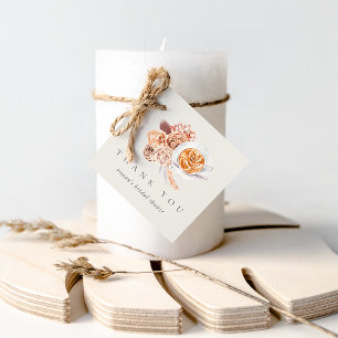 Etiquetas Para Lembrancinhas Boho Floral Café Chá de Noiva Agradecimento