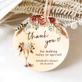 Etiquetas Para Lembrancinhas Boho Floral Chá de panela