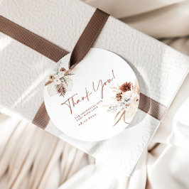 Etiquetas Para Lembrancinhas Boho Floral Obrigado Chá de fraldas Presente Etiqu