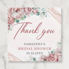 Etiquetas Para Lembrancinhas Boho pincelado chá de panela de ouro floral para e