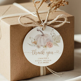 Etiquetas Para Lembrancinhas Boho queda abóbora obrigado você pega