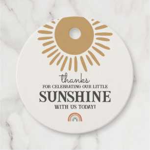 Etiquetas Para Lembrancinhas boho sunsha aniversário do arco-íris favorito