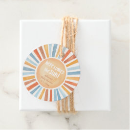 Etiquetas Para Lembrancinhas Boho sunshine Eis vem o chá de fraldas do Sol