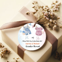 Boho Vintage Bebê Clotheline Gênero - Festa Revela