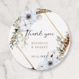 Etiquetas Para Lembrancinhas Boho Wedding Frame Elegant Floral Casamento outono