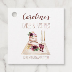 Etiquetas Para Lembrancinhas Boho Wine Baking Bakery Cupcakes De Boutique Pastr