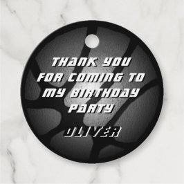 Etiquetas Para Lembrancinhas Bola de Basquete de Prata Metálica Obrigado Aniver