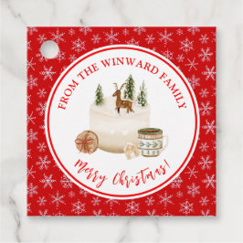 Etiquetas Para Lembrancinhas Bolo de Natal de Férias