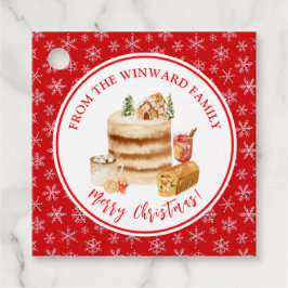 Etiquetas Para Lembrancinhas Bolo de Natal de Férias