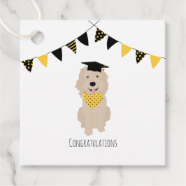 Etiquetas Para Lembrancinhas Boné de formatura do Cachorro parabéns