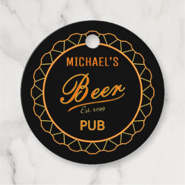 Etiquetas Para Lembrancinhas Boné de garrafa de cerveja 18º ou aniversário de 2