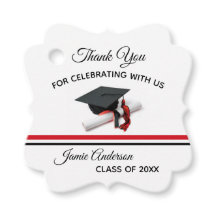 Boné e Tassel preto e vermelho | Graduação