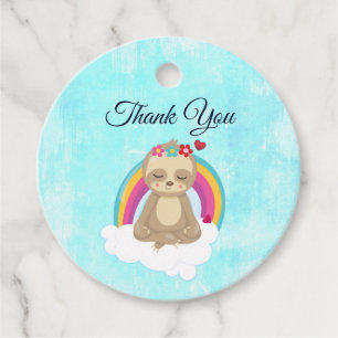 Etiquetas Para Lembrancinhas Bonita Lama Castanha, Meditando numa Nuvem Obrigad