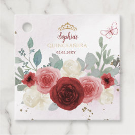 Etiquetas Para Lembrancinhas Borboleta Dourada Borboleta Tiara Floral Quinceañe