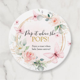 Etiquetas Para Lembrancinhas Borboleta Pop quando ela pop