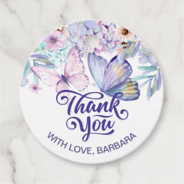 Etiquetas Para Lembrancinhas Borboleta Rapariga Aniversário Blush Floral